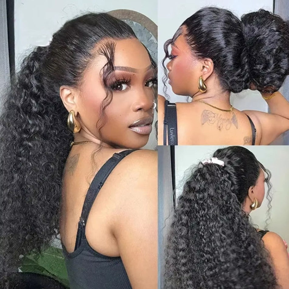 JESSENIA HAIR Long Water Wave Brazilian Human Hair Wig