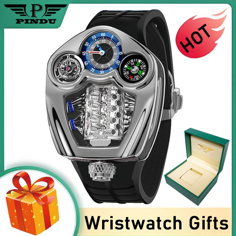 Pindu Design Compass Men's Watch