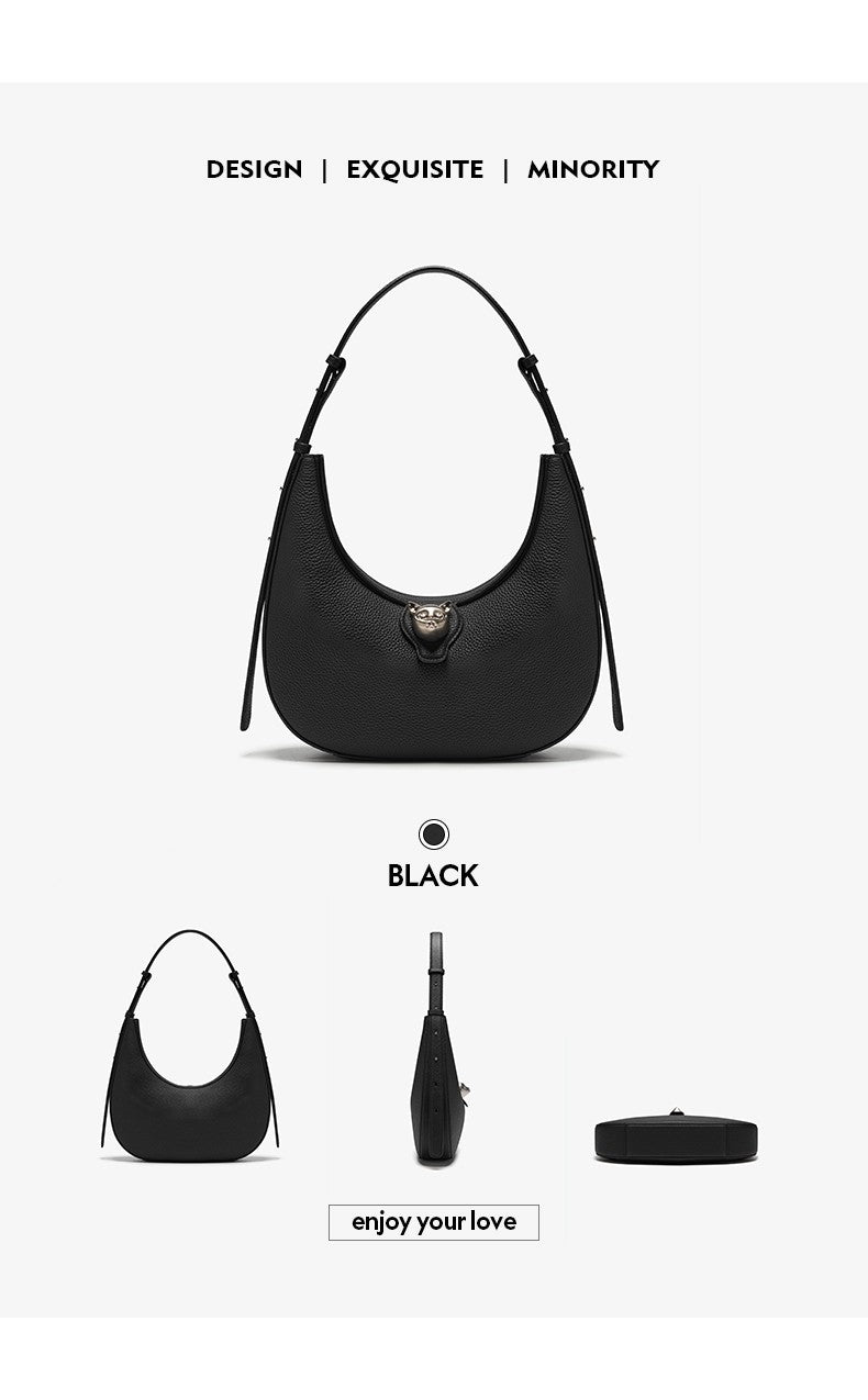 BAFELLI Women's Genuine Leather Hobo Bag