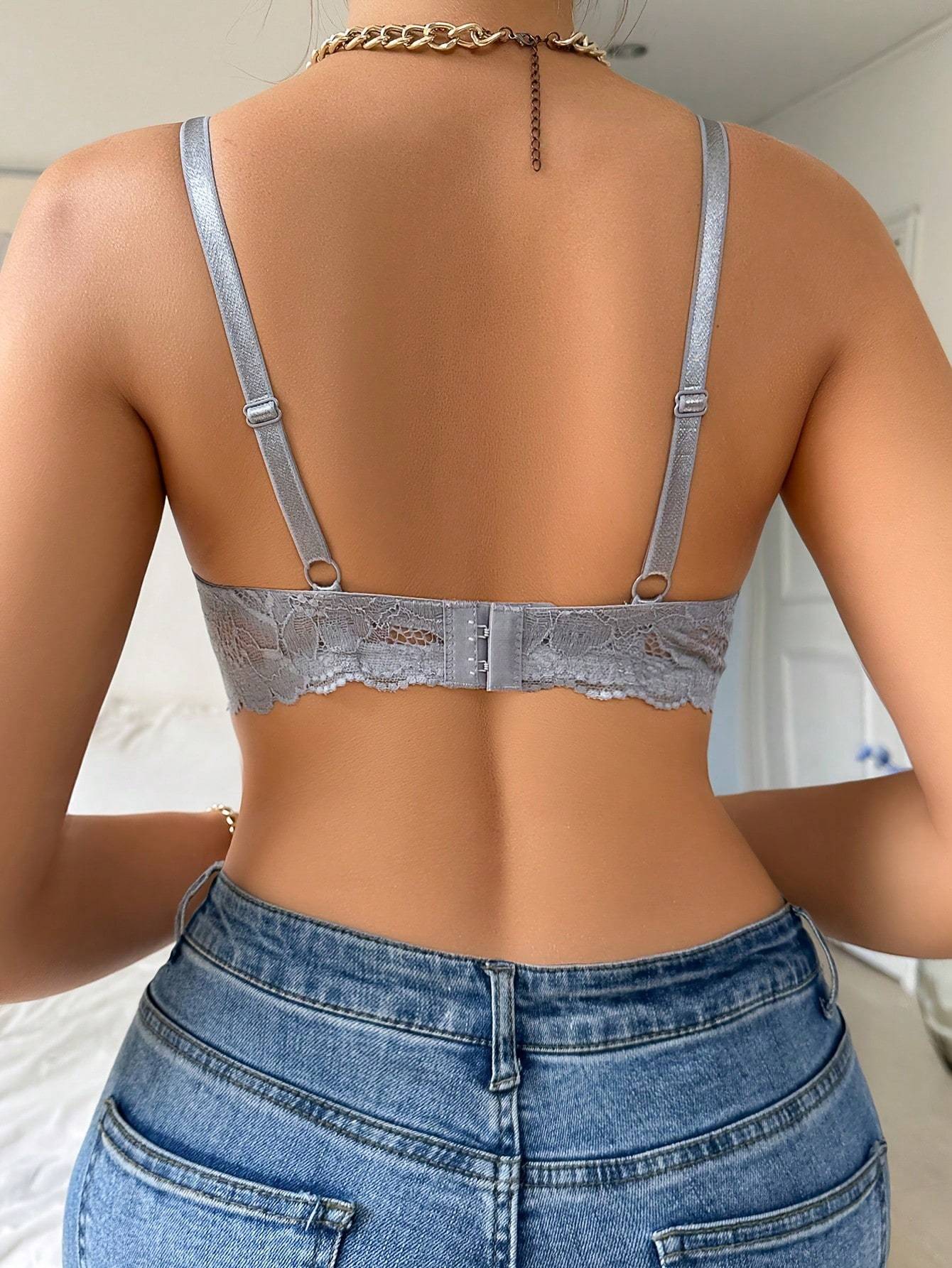 Push-Up Lace Underwire Bra