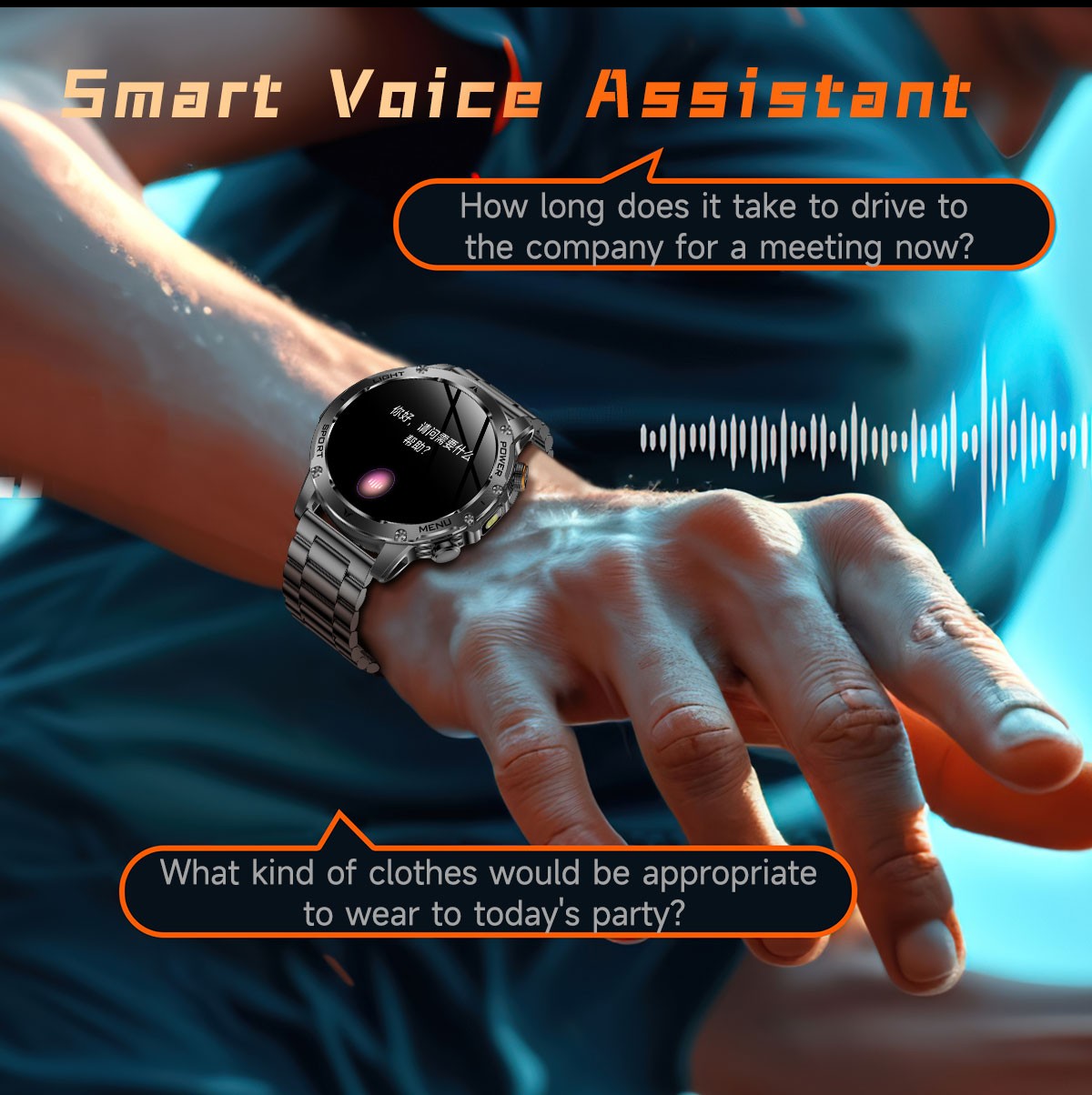 KAVSUMI GUHUAVMI AK87 Smartwatch