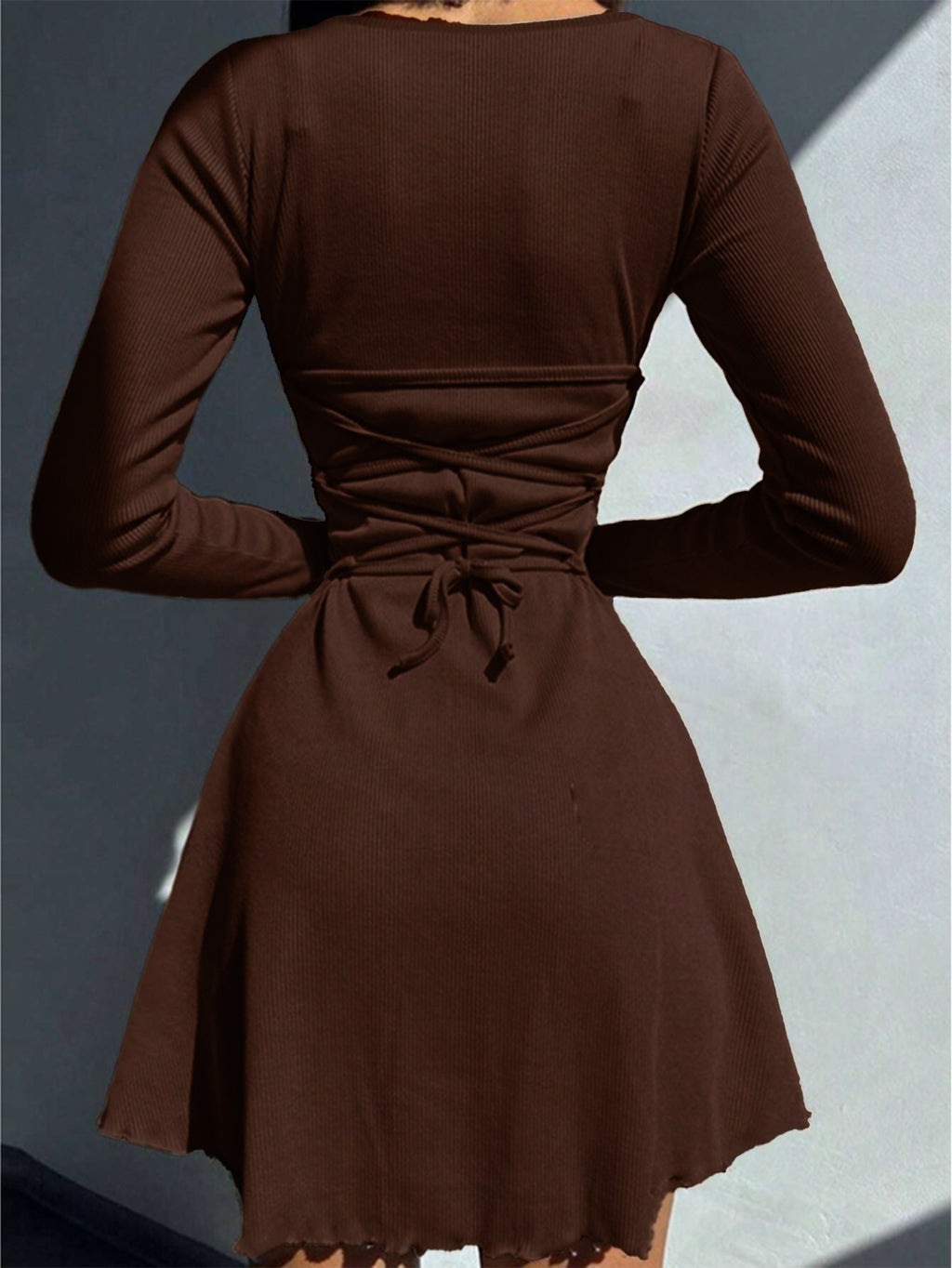 Women's Club Sexy Long Sleeve Bodycon Mini Dress Suitable for Nightclub, Family Party, Vacation, Leisure Women's Club Sexy Long Sleeve Bodycon Mini Dress Suitable for Nightclub, Family Party, Vacation, Leisure