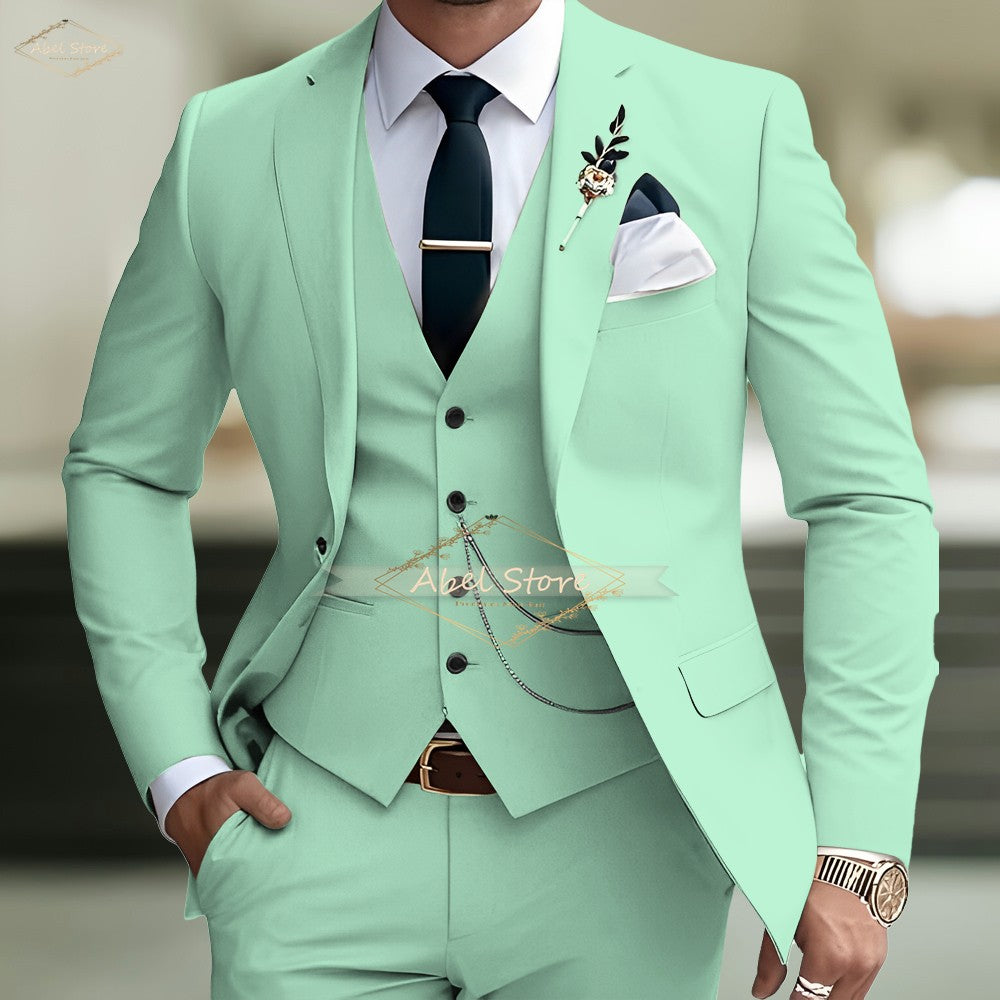 Men's Slim-Fit Wedding Suit