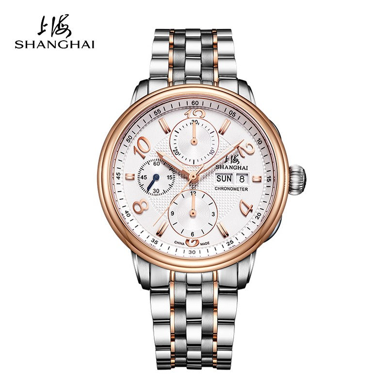 Shanghai 9001 Mechanical Chronograph Watch
