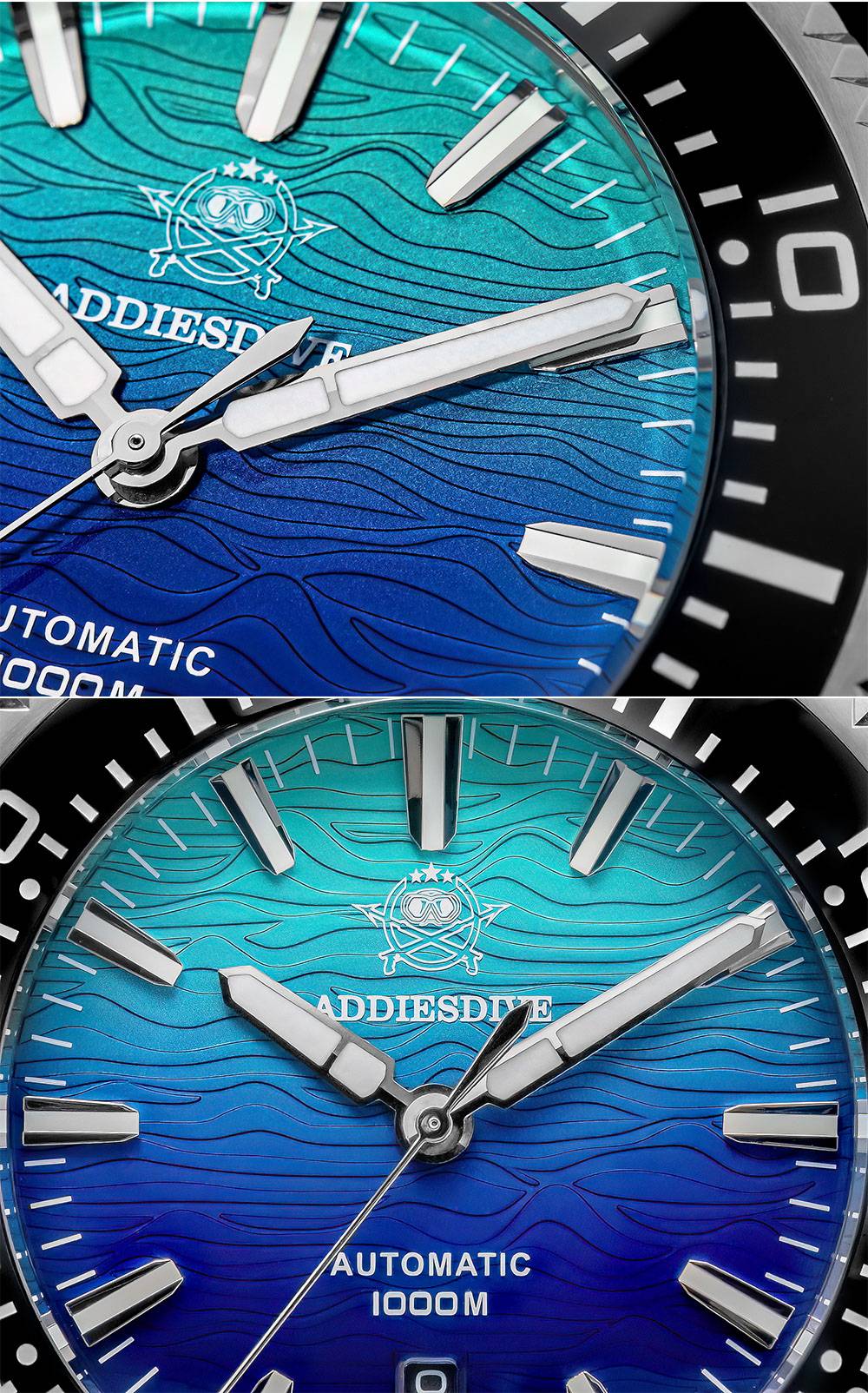ADDIESDIVE "Burning Clouds" Professional Dive Watch