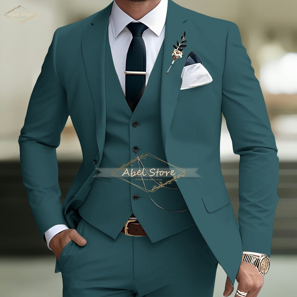 Men's Slim-Fit Wedding Suit