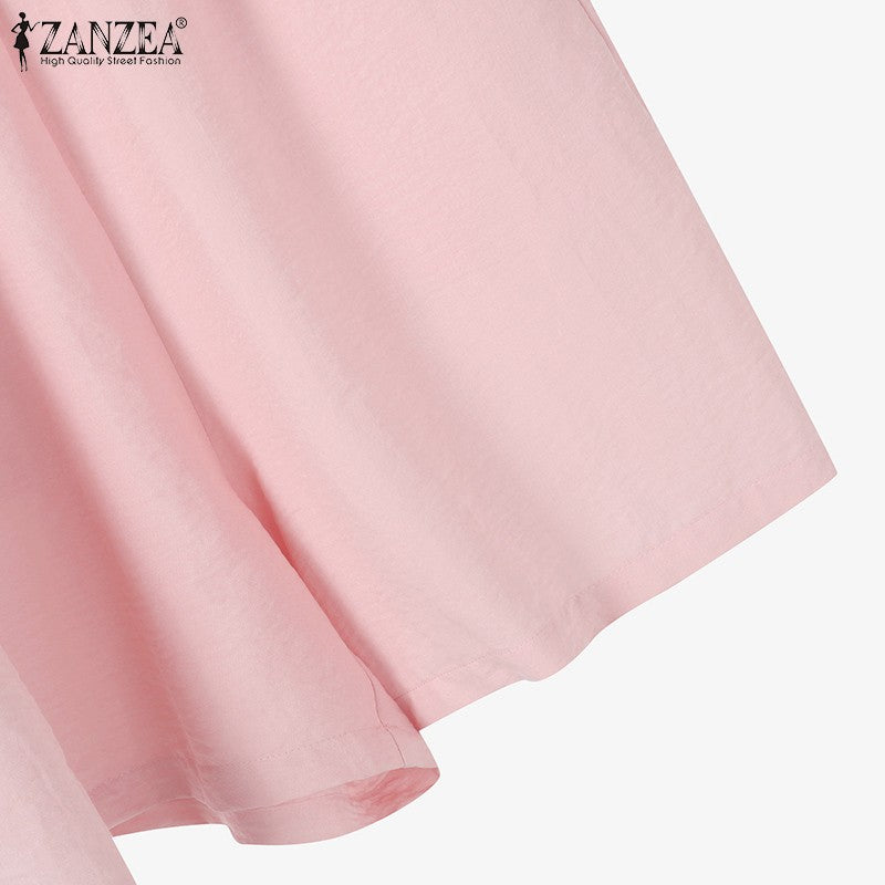 ZANZEA Casual Two-Piece Set