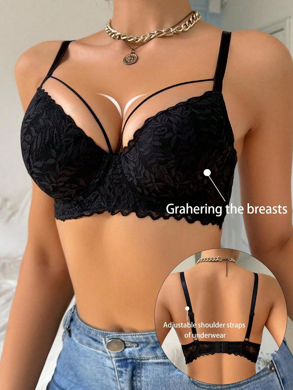Sexy Push-Up Underwire Bra