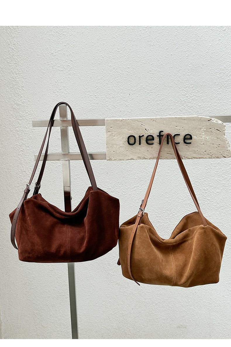 MALLUO Women's Genuine Leather Tote Bag