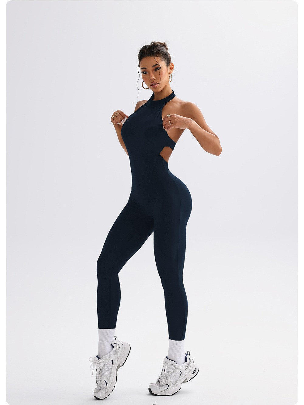 HANRAN Sexy Yoga Bodysuit 2025 Tight Workout One Piece Peach Shape Fitness ClothingHANRAN Sexy Yoga Bodysuit 2025 Tight Workout One Piece Peach Shape Fitness Clothing