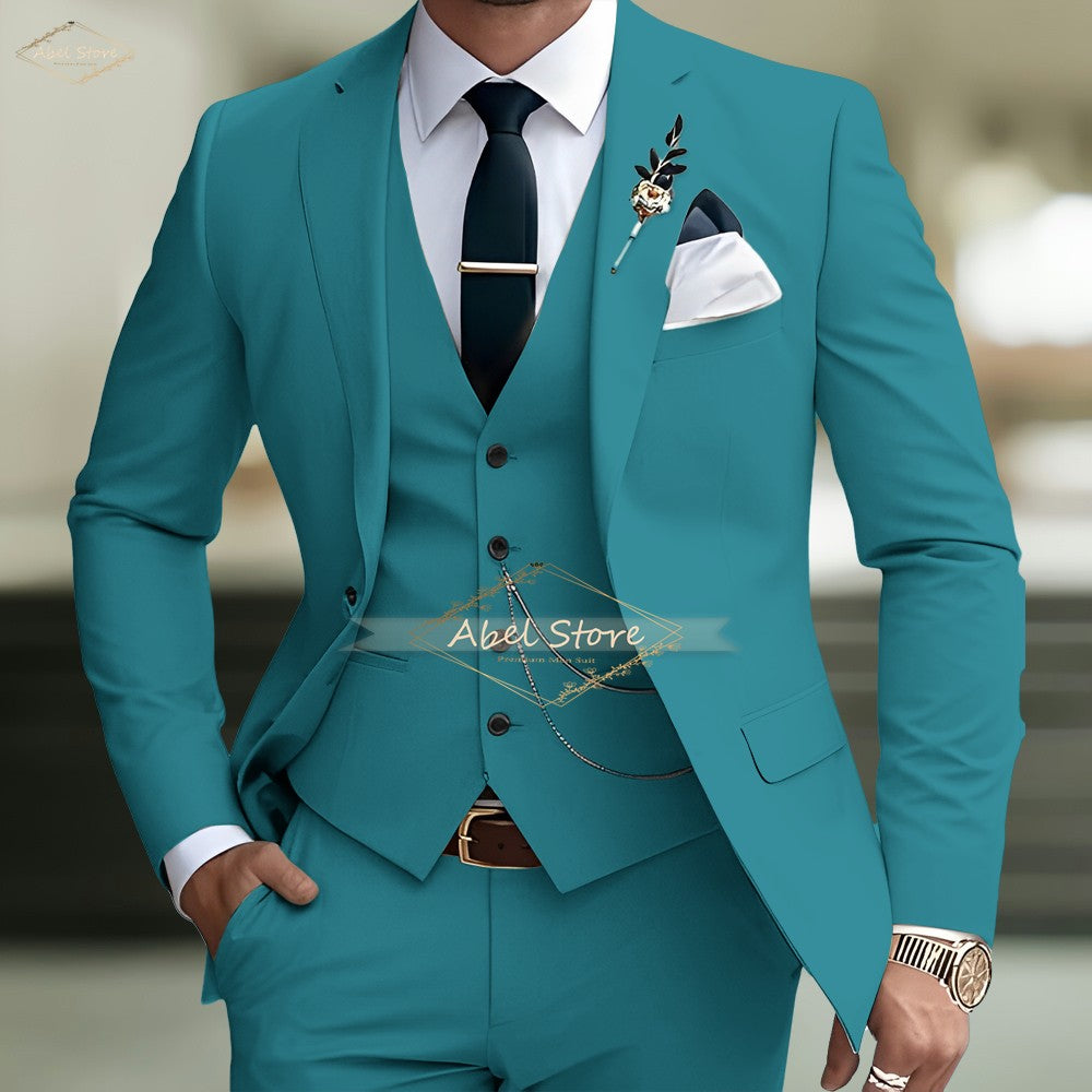 Men's Slim-Fit Wedding Suit