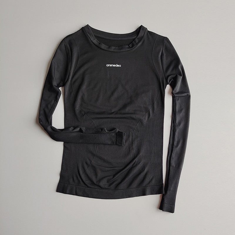 Seamless Long-Sleeve Yoga Shirt