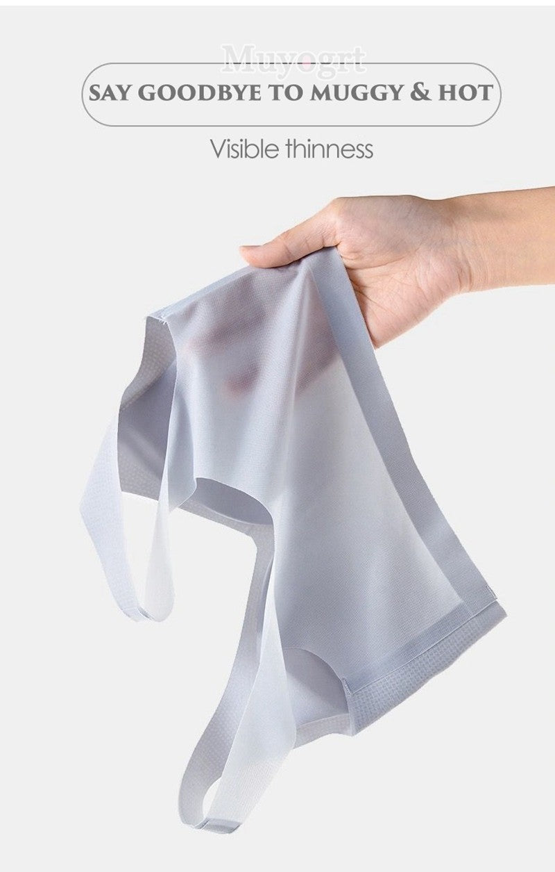 Summer Seamless Ice Silk Bra