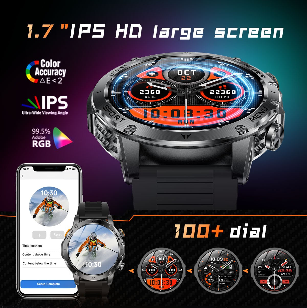 KAVSUMI GUHUAVMI AK87 Smartwatch