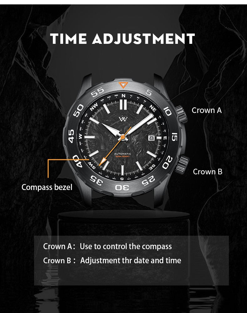 Welly Merck Automatic Mechanical Business Watch