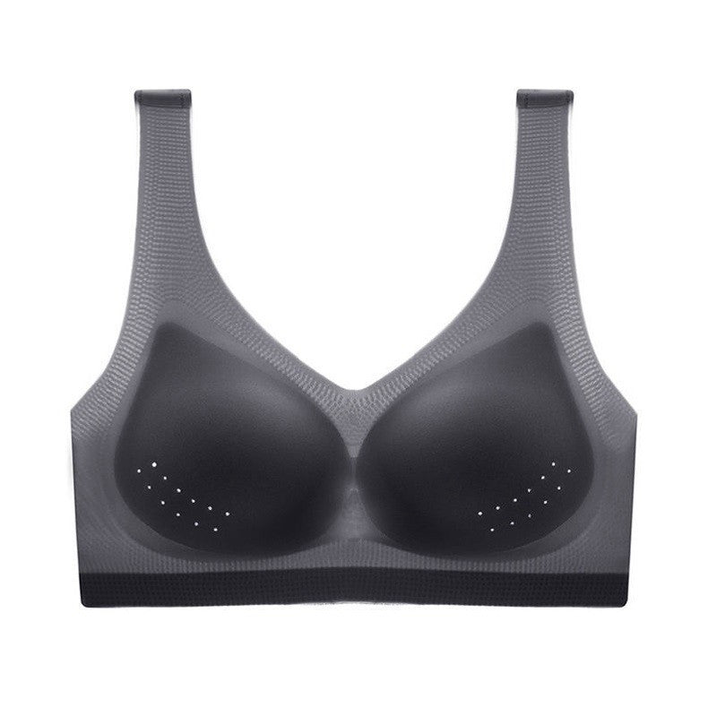 Summer Seamless Ice Silk Bra