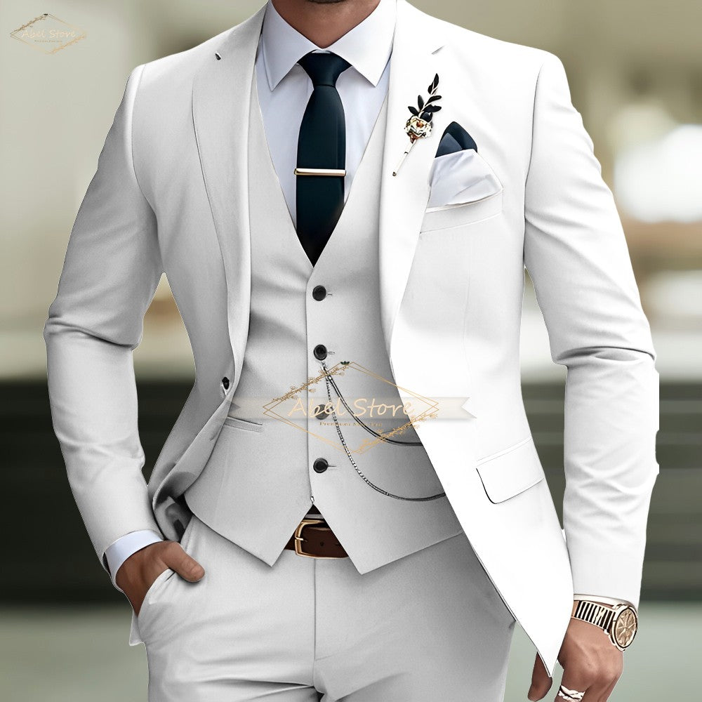 Men's Slim-Fit Wedding Suit