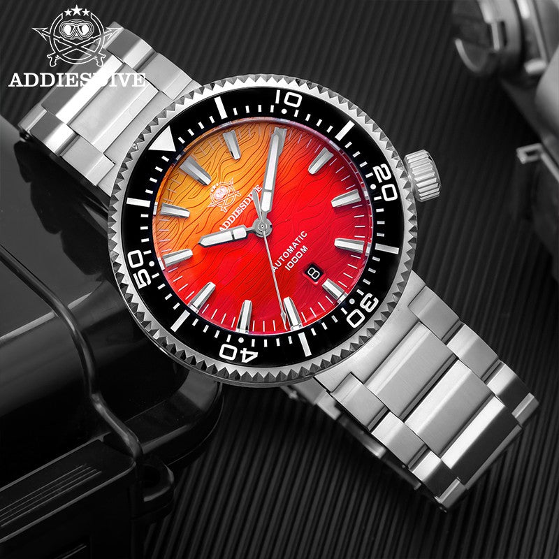 ADDIESDIVE "Burning Clouds" Professional Dive Watch