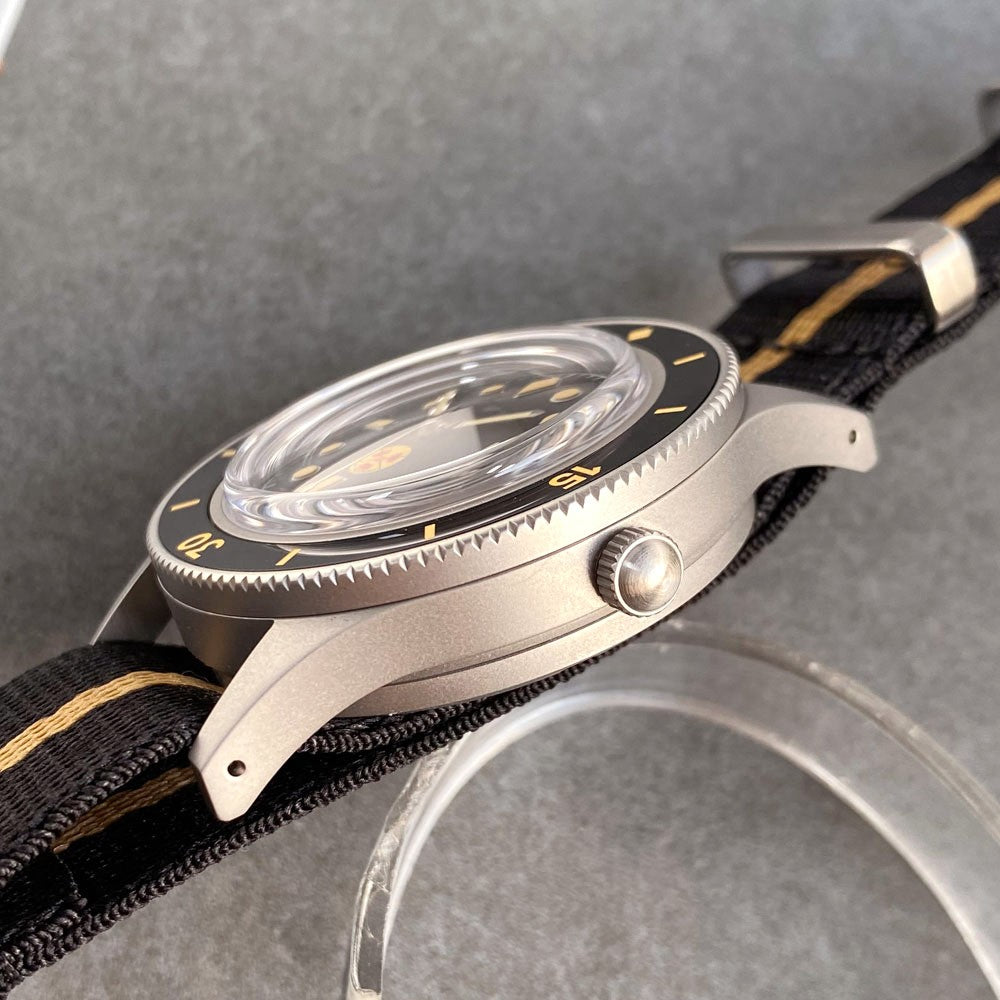 Tandorio Automatic Diver Watch: Sapphire Crystal & 200M