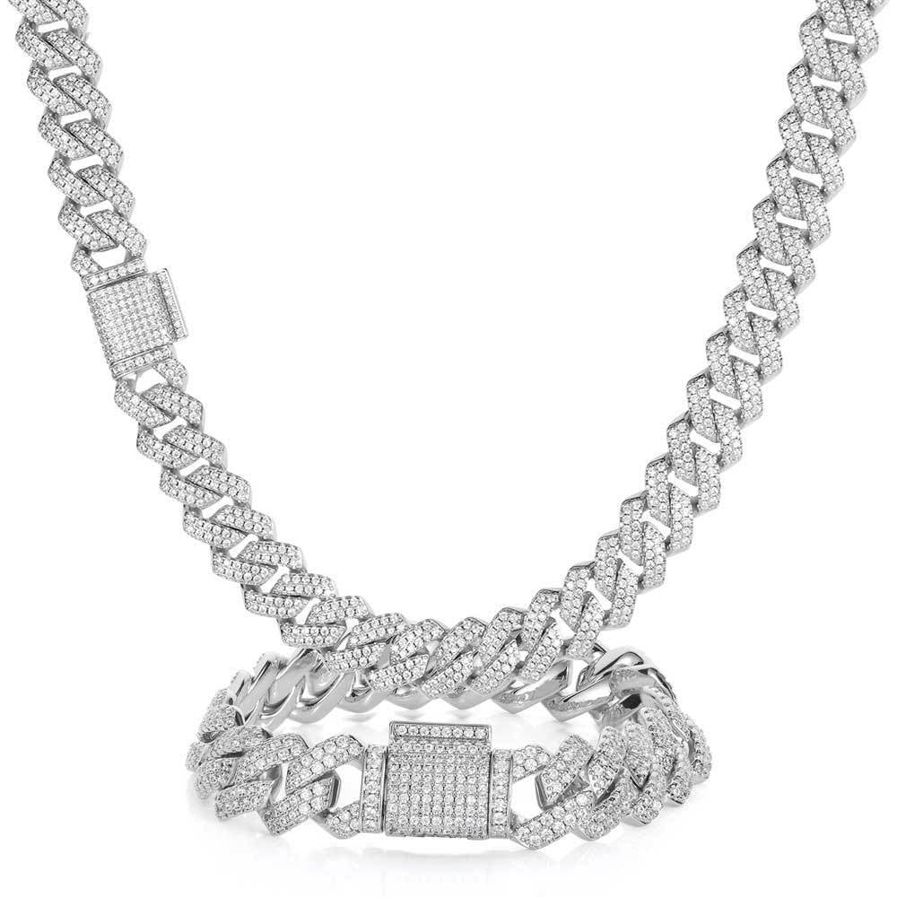 KNOBSPIN Moissanite Cuban Chain