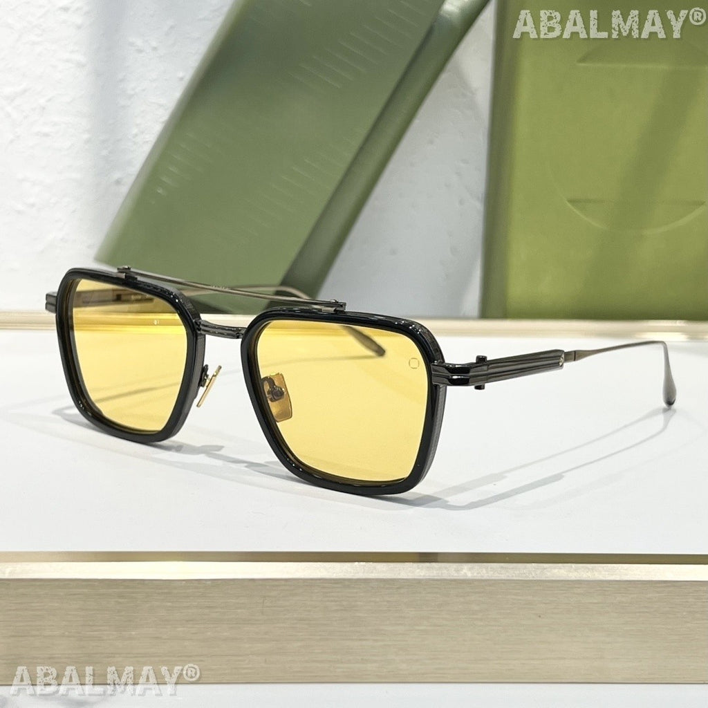 ABALMAY JM01 Oval Fashion Sunglasses for Men