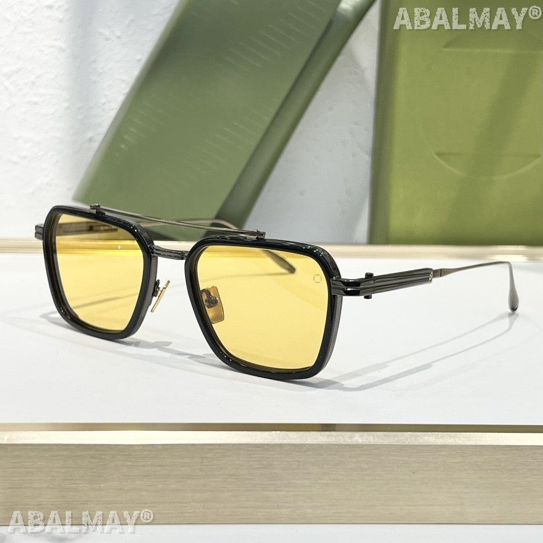 ABALMAY JM01 Oval Fashion Sunglasses for Men