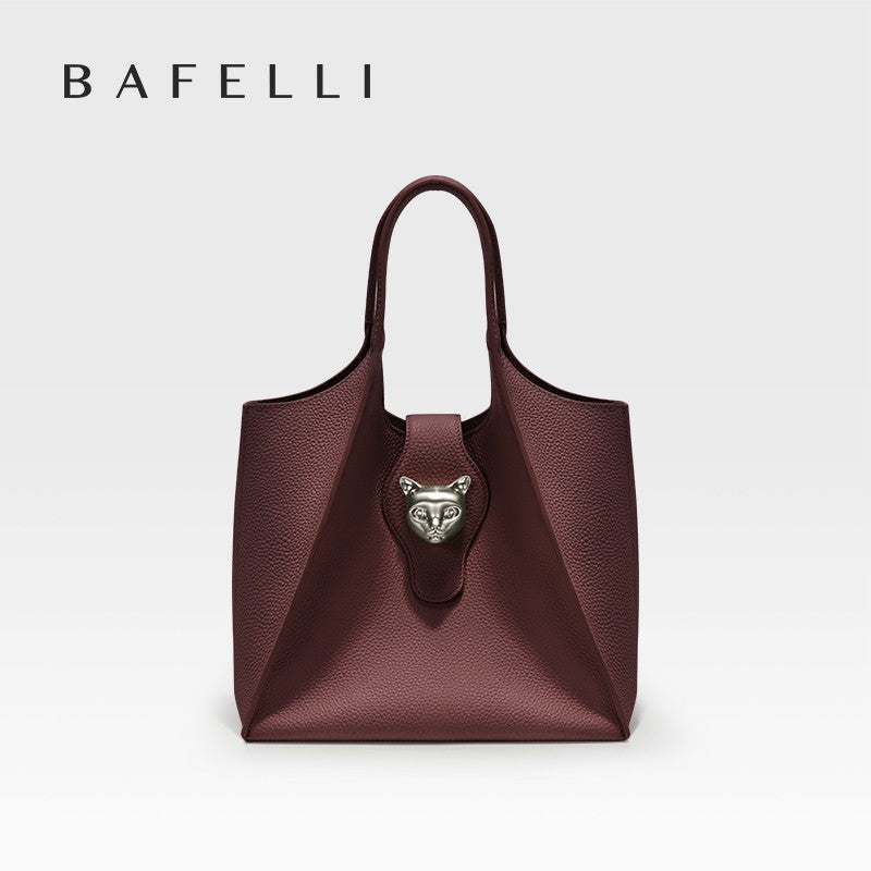 BAFELLI Unisex Genuine Leather Tote Bag
