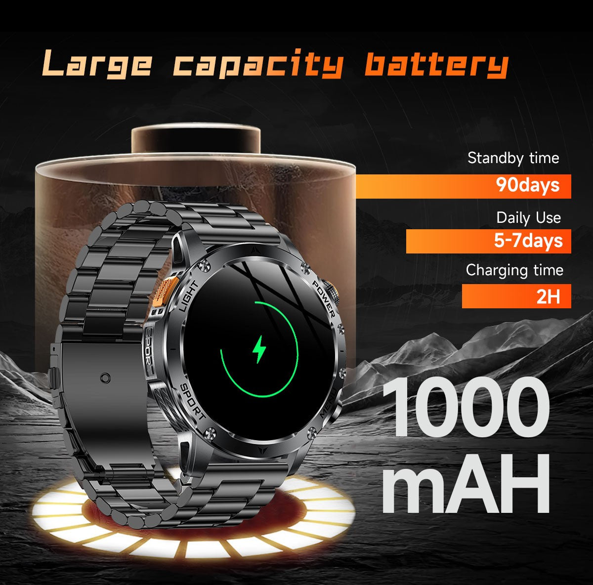 KAVSUMI GUHUAVMI AK87 Smartwatch