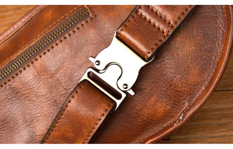 Mantime Genuine Leather Fanny Pack