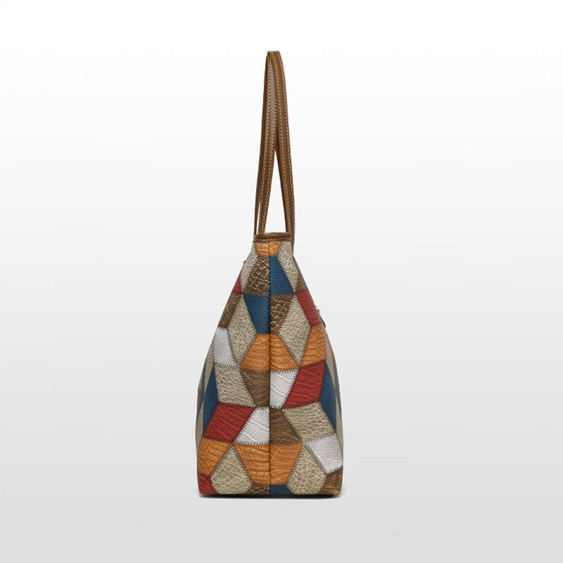 Yogodlns Vintage PU Leather Tote