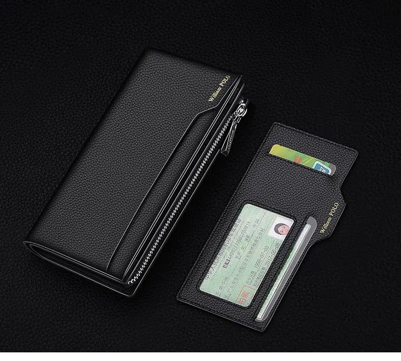 Genuine Leather Multi-Card Wallet