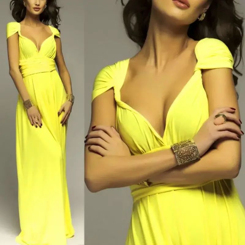Fashion Multi-Frayed V-Neck Vestidos De Fiesta Women Long Dress Sexy Tied Lady Summer Maxi Dress Fashion Multi-Frayed V-Neck Vestidos De Fiesta Women Long Dress Sexy Tied Lady Summer Maxi Dress