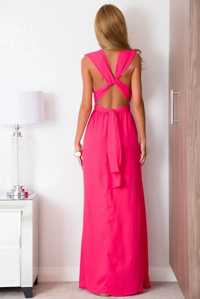 Fashion Multi-Frayed V-Neck Vestidos De Fiesta Women Long Dress Sexy Tied Lady Summer Maxi Dress Fashion Multi-Frayed V-Neck Vestidos De Fiesta Women Long Dress Sexy Tied Lady Summer Maxi Dress