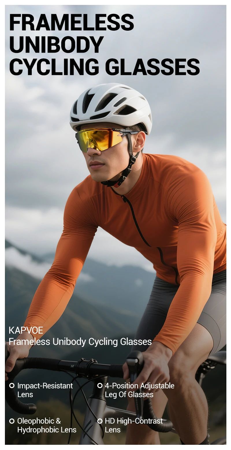 Kapvoe Photochromic Sports Sunglasses Road Bike Glasses Mountain Bike Goggles Men Women Cycling Eyewear 2025 Kapvoe Photochromic Sports Sunglasses Road Bike Glasses Mountain Bike Goggles Men Women Cycling Eyewear 2025