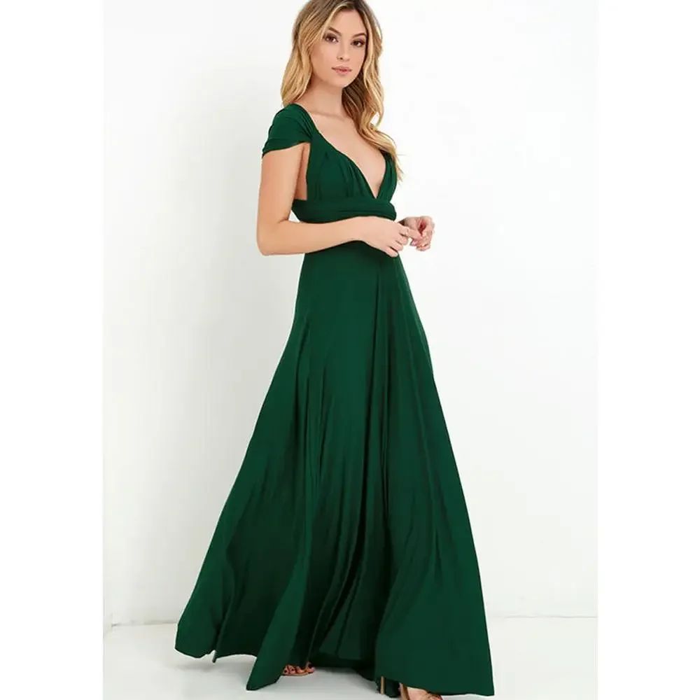 Fashion Multi-Frayed V-Neck Vestidos De Fiesta Women Long Dress Sexy Tied Lady Summer Maxi Dress Fashion Multi-Frayed V-Neck Vestidos De Fiesta Women Long Dress Sexy Tied Lady Summer Maxi Dress