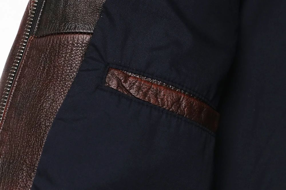 COPERSIAN Men's Cowhide Leather Jacket