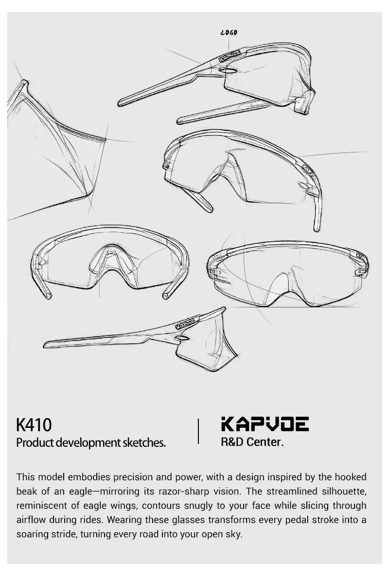 Kapvoe Photochromic Sports Sunglasses Road Bike Glasses Mountain Bike Goggles Men Women Cycling Eyewear 2025 Kapvoe Photochromic Sports Sunglasses Road Bike Glasses Mountain Bike Goggles Men Women Cycling Eyewear 2025