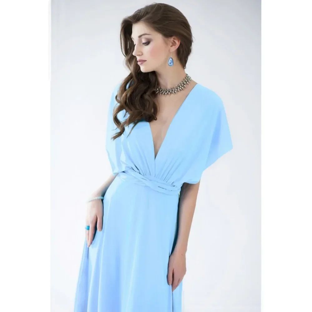 Fashion Multi-Frayed V-Neck Vestidos De Fiesta Women Long Dress Sexy Tied Lady Summer Maxi Dress Fashion Multi-Frayed V-Neck Vestidos De Fiesta Women Long Dress Sexy Tied Lady Summer Maxi Dress