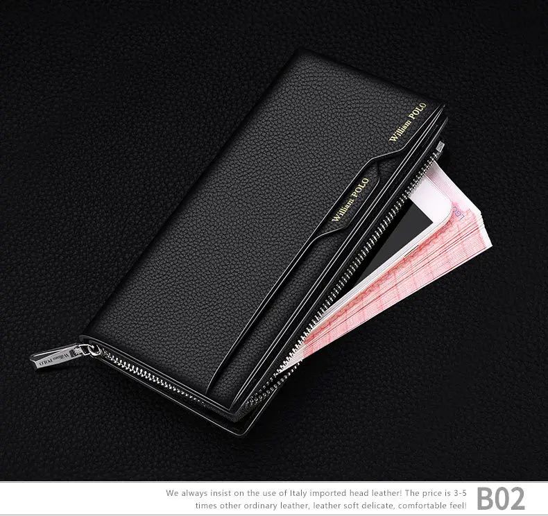 Genuine Leather Multi-Card Wallet