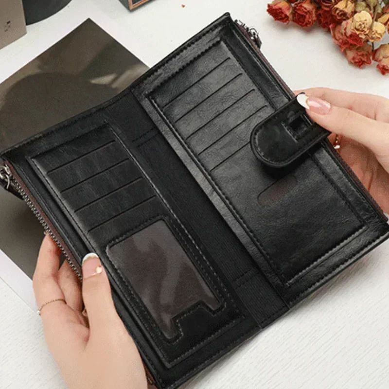 PU Leather Long Wallet