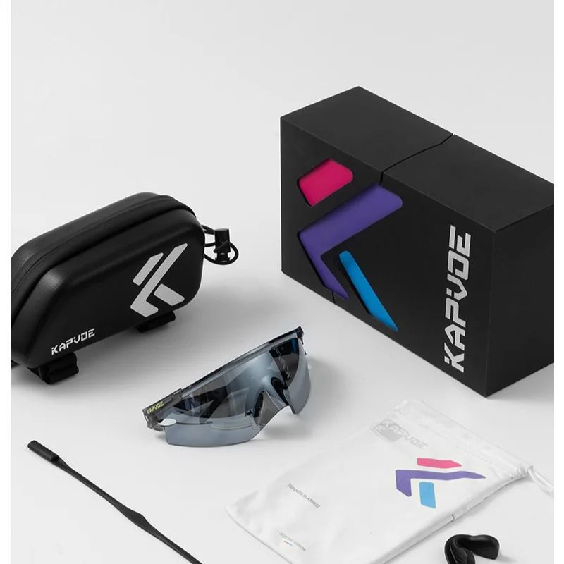 Kapvoe Photochromic Sports Sunglasses Road Bike Glasses Mountain Bike Goggles Men Women Cycling Eyewear 2025 Kapvoe Photochromic Sports Sunglasses Road Bike Glasses Mountain Bike Goggles Men Women Cycling Eyewear 2025
