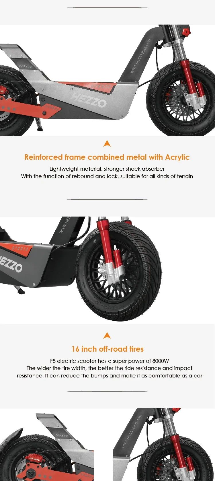 F8 High-Performance Folding Electric Scooter
