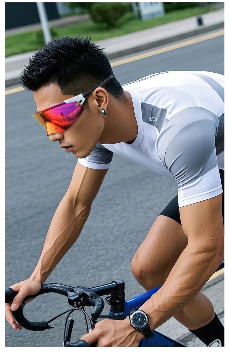 Kapvoe Photochromic Sports Sunglasses Road Bike Glasses Mountain Bike Goggles Men Women Cycling Eyewear 2025 Kapvoe Photochromic Sports Sunglasses Road Bike Glasses Mountain Bike Goggles Men Women Cycling Eyewear 2025