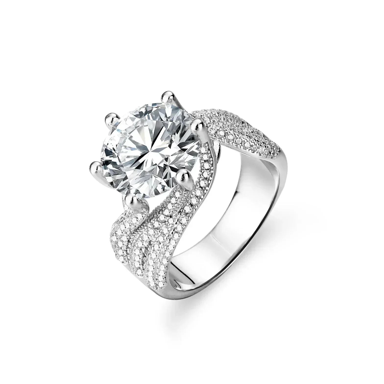 Classic PT950 Platinum Diamond Ring