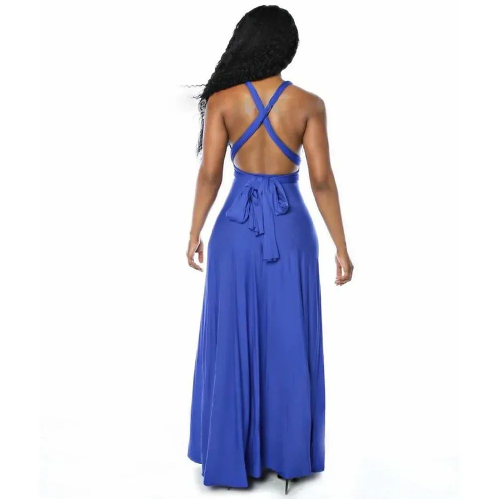 Fashion Multi-Frayed V-Neck Vestidos De Fiesta Women Long Dress Sexy Tied Lady Summer Maxi Dress Fashion Multi-Frayed V-Neck Vestidos De Fiesta Women Long Dress Sexy Tied Lady Summer Maxi Dress