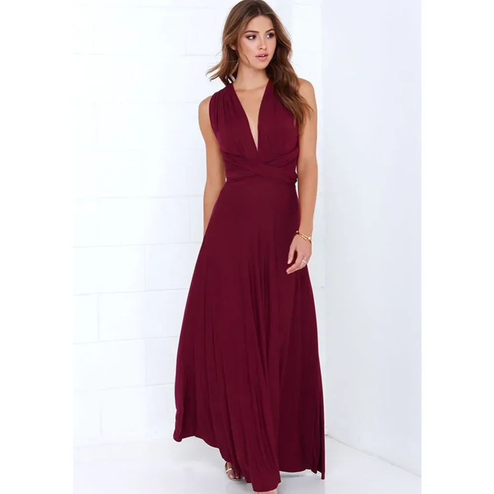 Fashion Multi-Frayed V-Neck Vestidos De Fiesta Women Long Dress Sexy Tied Lady Summer Maxi Dress Fashion Multi-Frayed V-Neck Vestidos De Fiesta Women Long Dress Sexy Tied Lady Summer Maxi Dress
