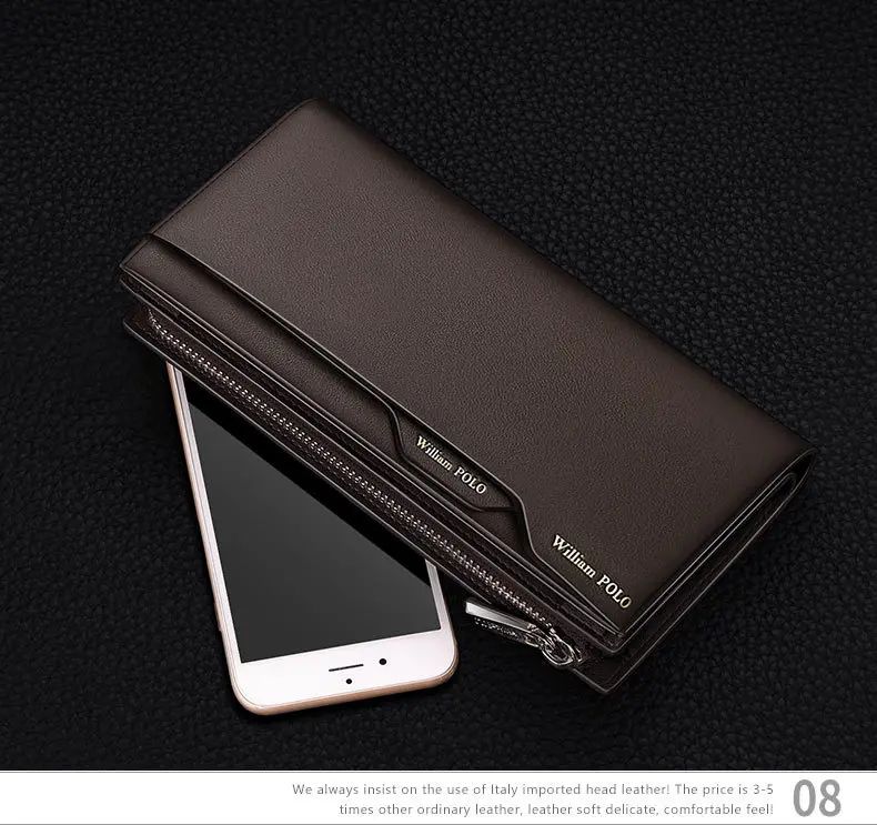 Genuine Leather Multi-Card Wallet