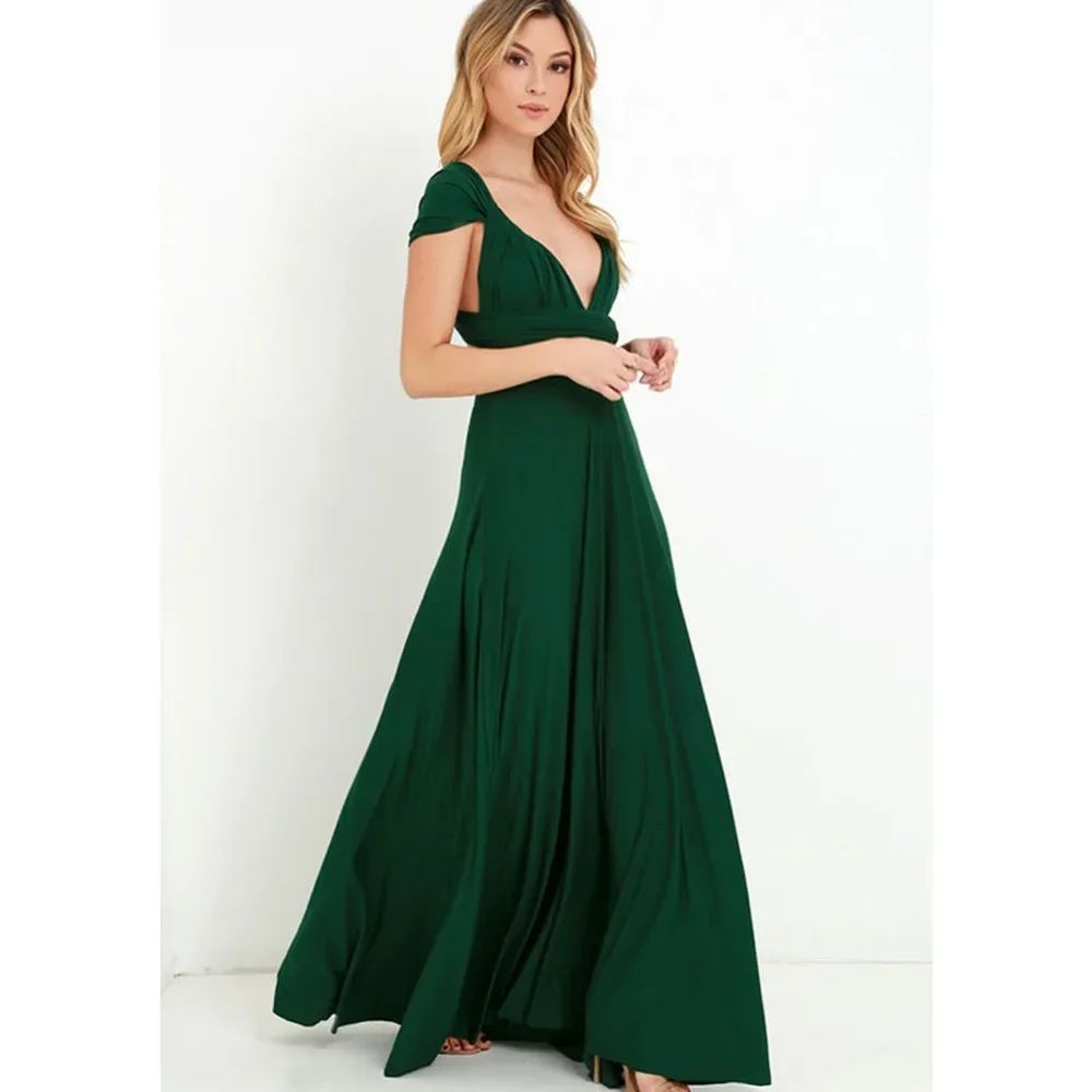 Fashion Multi-Frayed V-Neck Vestidos De Fiesta Women Long Dress Sexy Tied Lady Summer Maxi Dress Fashion Multi-Frayed V-Neck Vestidos De Fiesta Women Long Dress Sexy Tied Lady Summer Maxi Dress