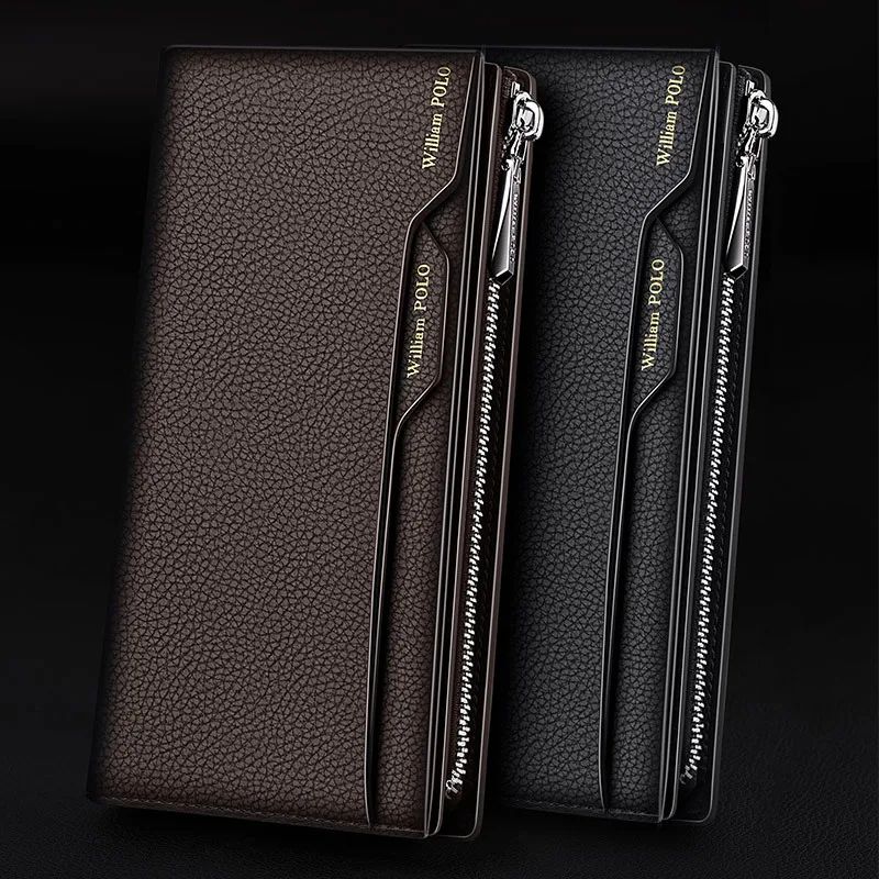 Genuine Leather Multi-Card Wallet