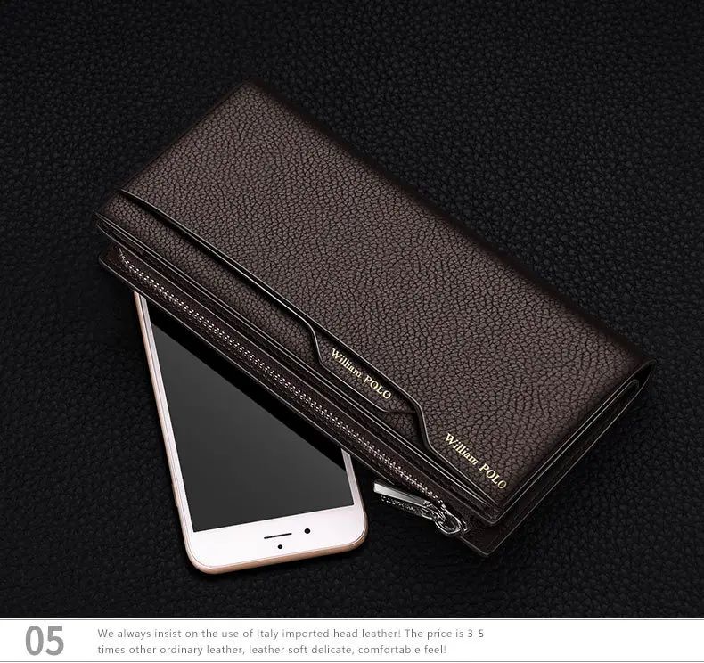Genuine Leather Multi-Card Wallet